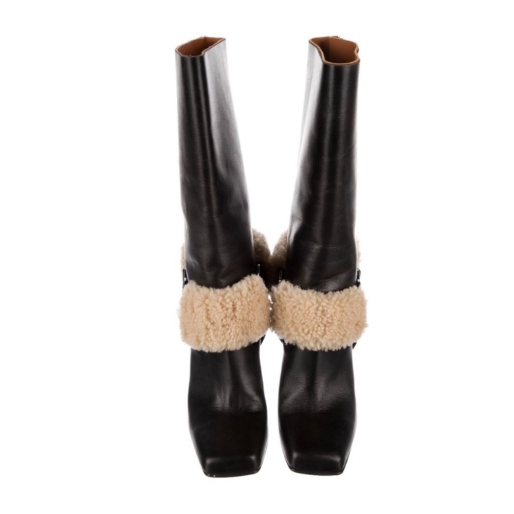 Off-White Leather Riding Boots “For Riding” - Picture 4 of 16